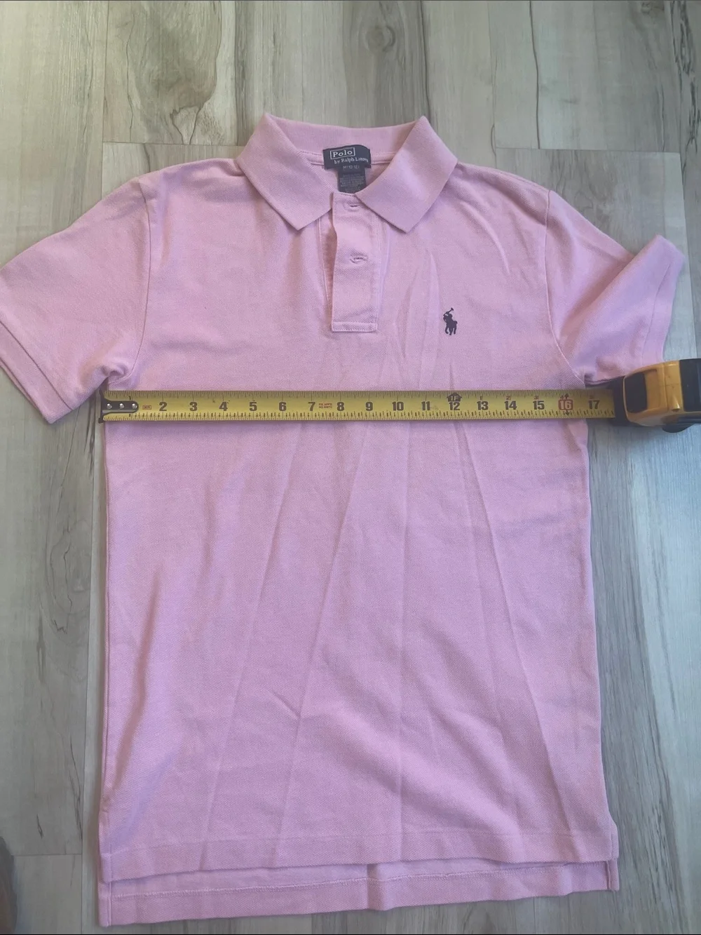 Ralph Lauren Light Pink Polo Shirt with Embroidered Pony